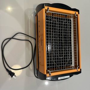 livart electric grill orange barbecue